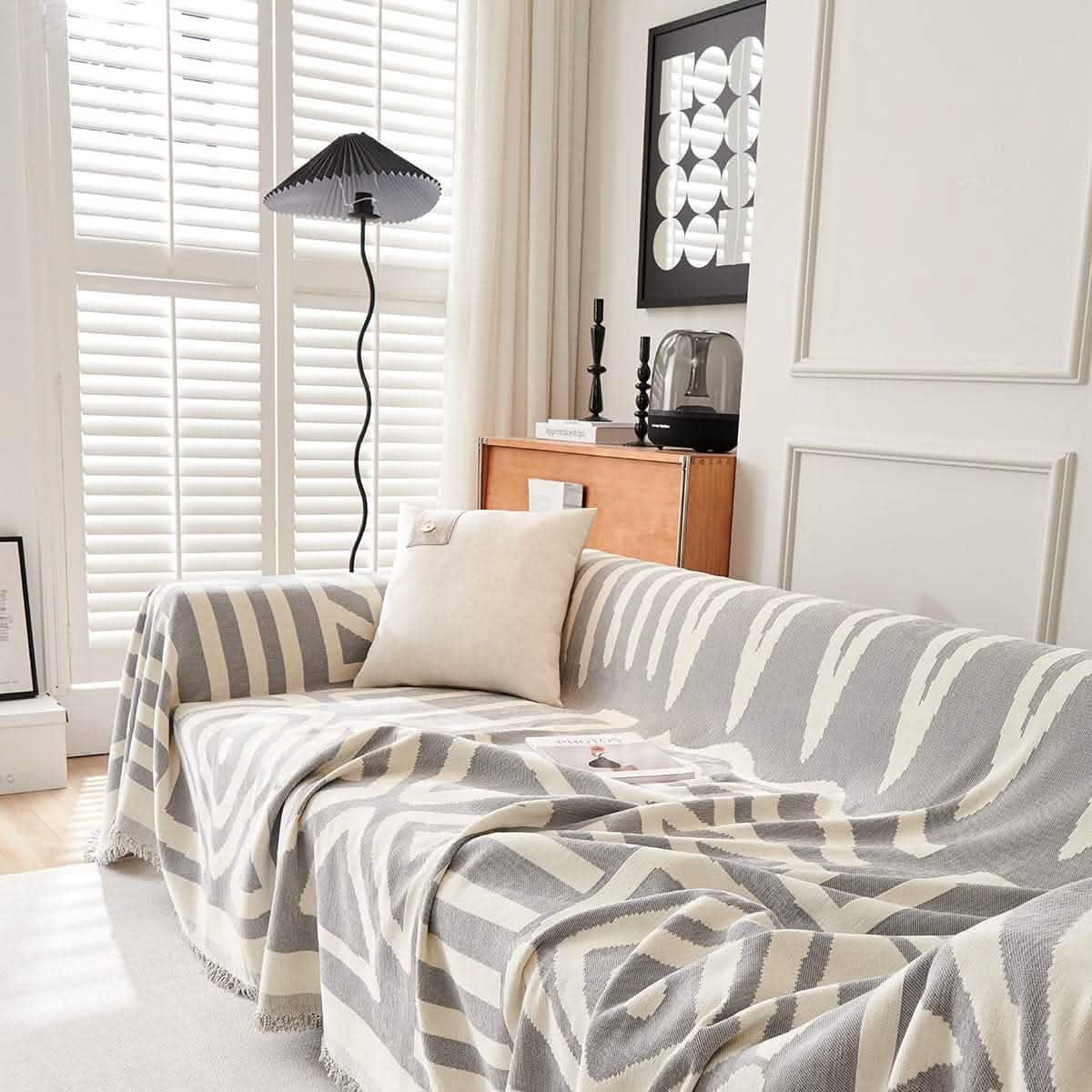 Pet Couch Cover - Boho Grey - Image 4