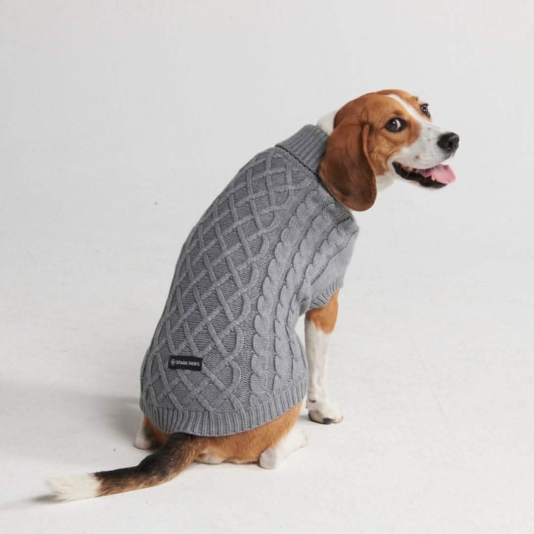 Cable Knit Dog Sweaters - Image 9
