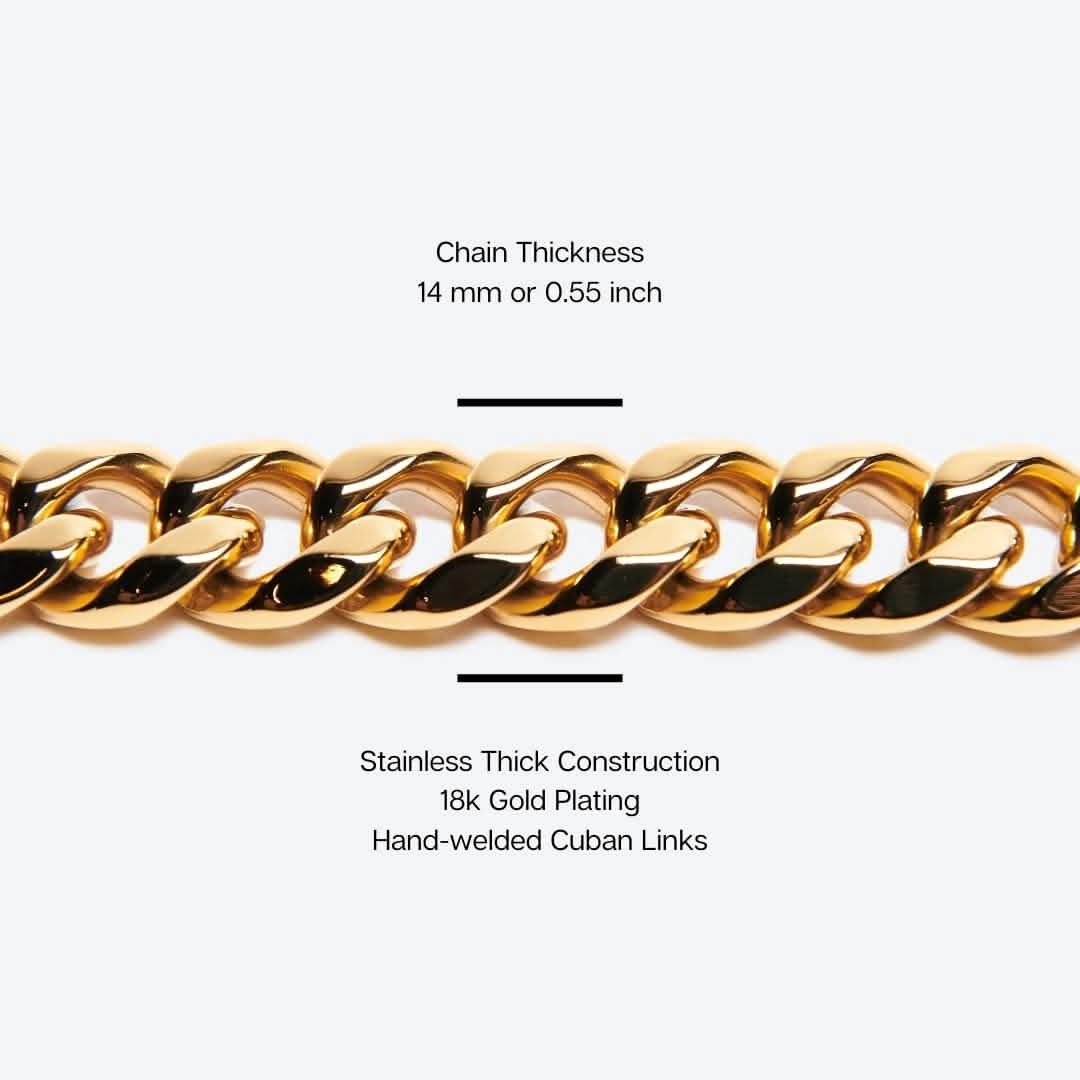 Cuban Link Gold Dog Leash - Image 5
