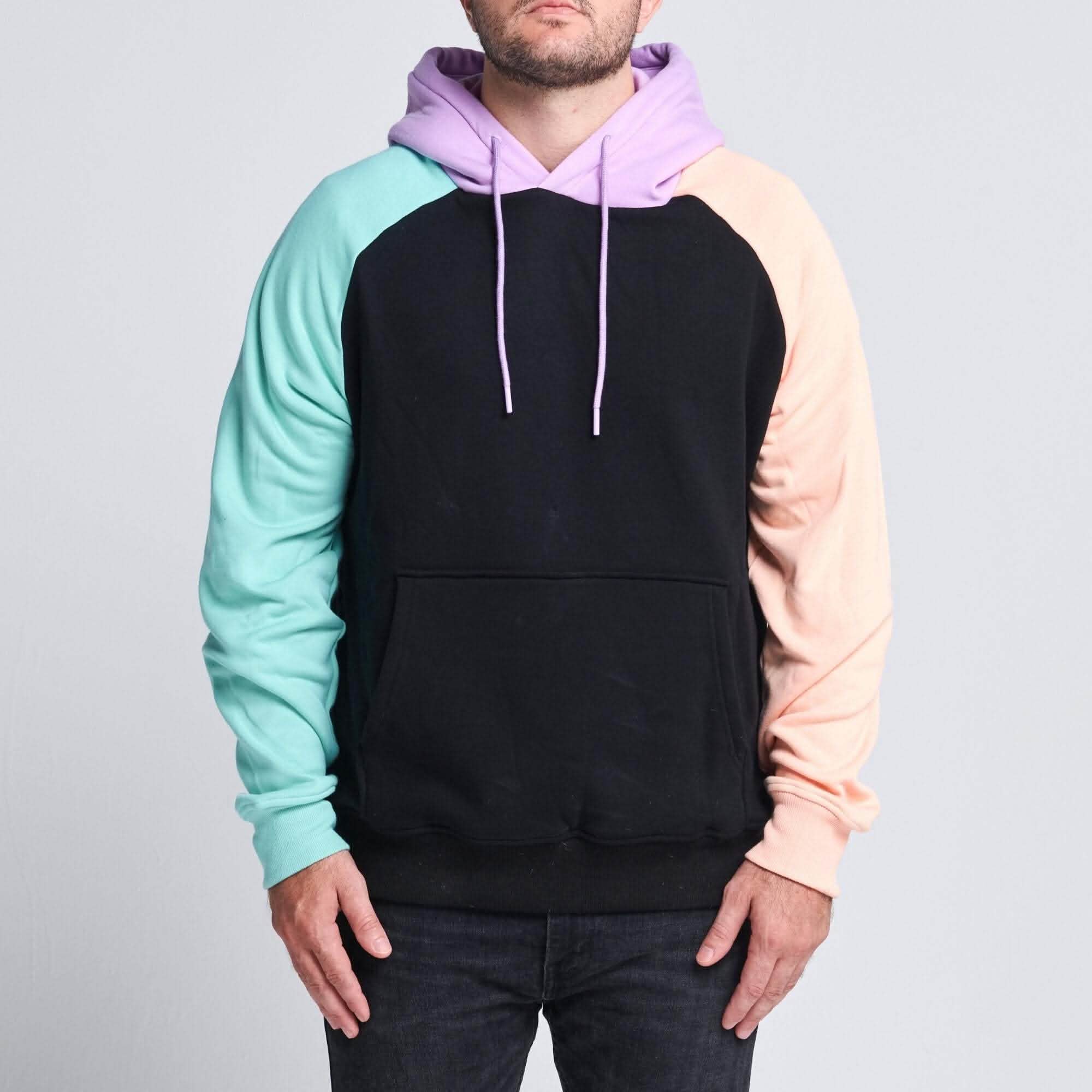Color Block Human Hoodies - Image 3