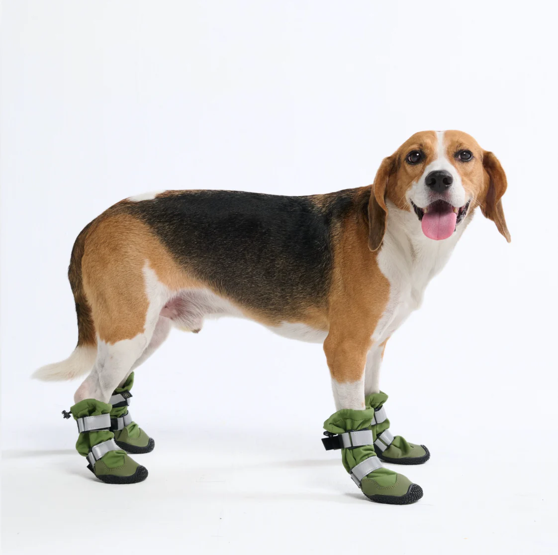 Flex Shell Waterproof Dog Boots - Green - Image 3
