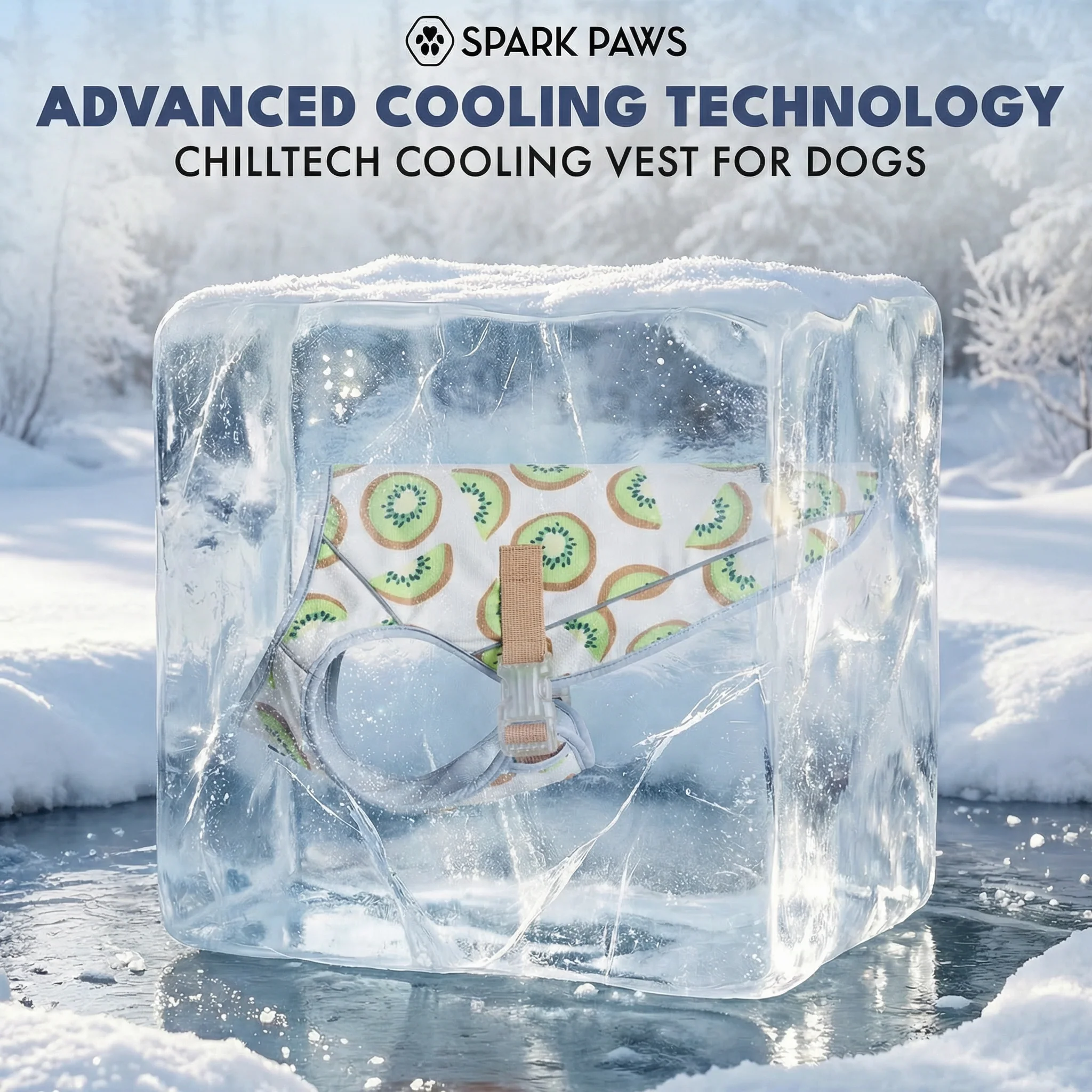 Dog Cooling Vest - Kiwi - Image 11