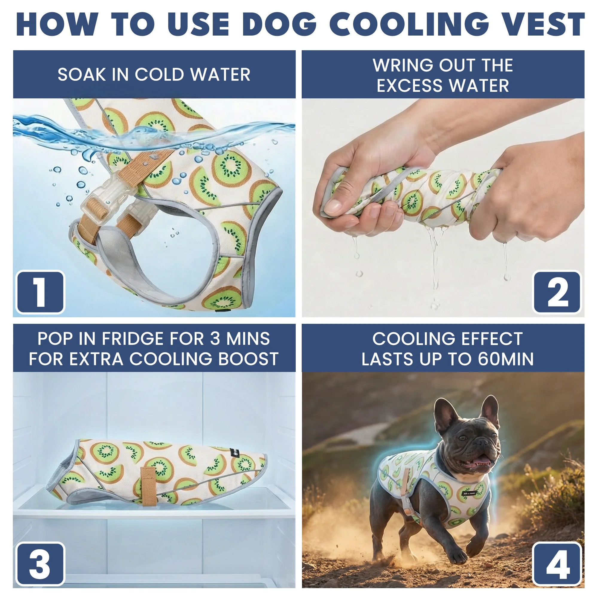 Dog Cooling Vest - Kiwi - Image 6