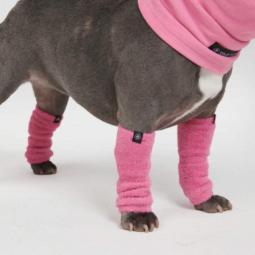 Stretchy Fleece Dog Leg Warmer Sleeves - Image 3