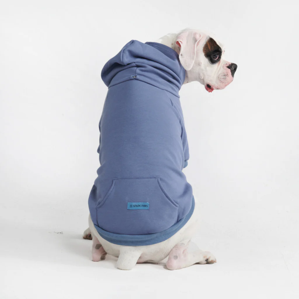 Essential Dog Hoodie - Slate Blue - Image 9