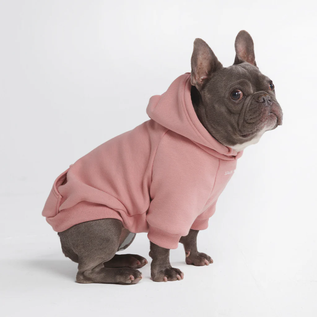 Essential Dog Hoodie - Dusty Pink - Image 4