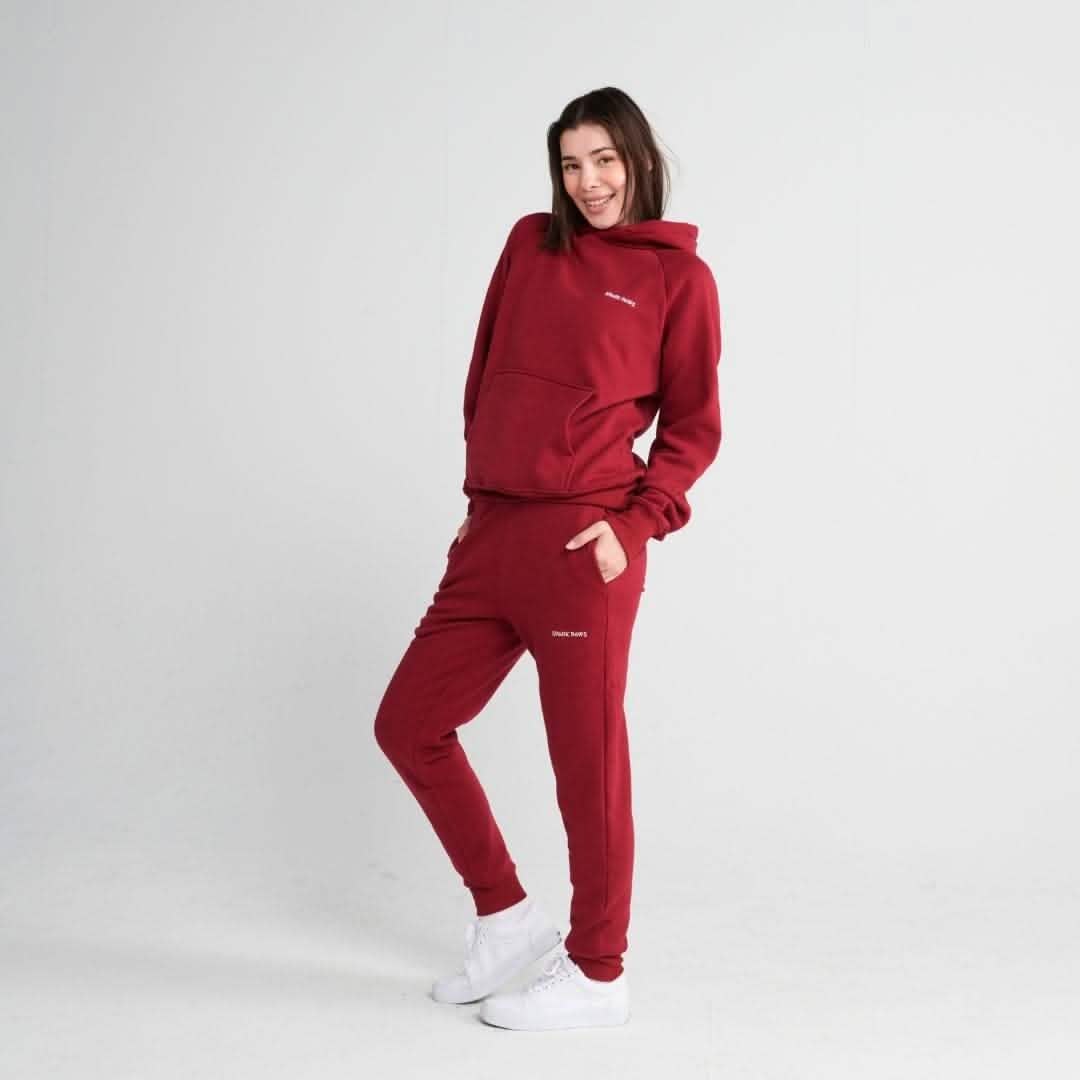 Essential Human Hoodie - Burgundy - Image 3