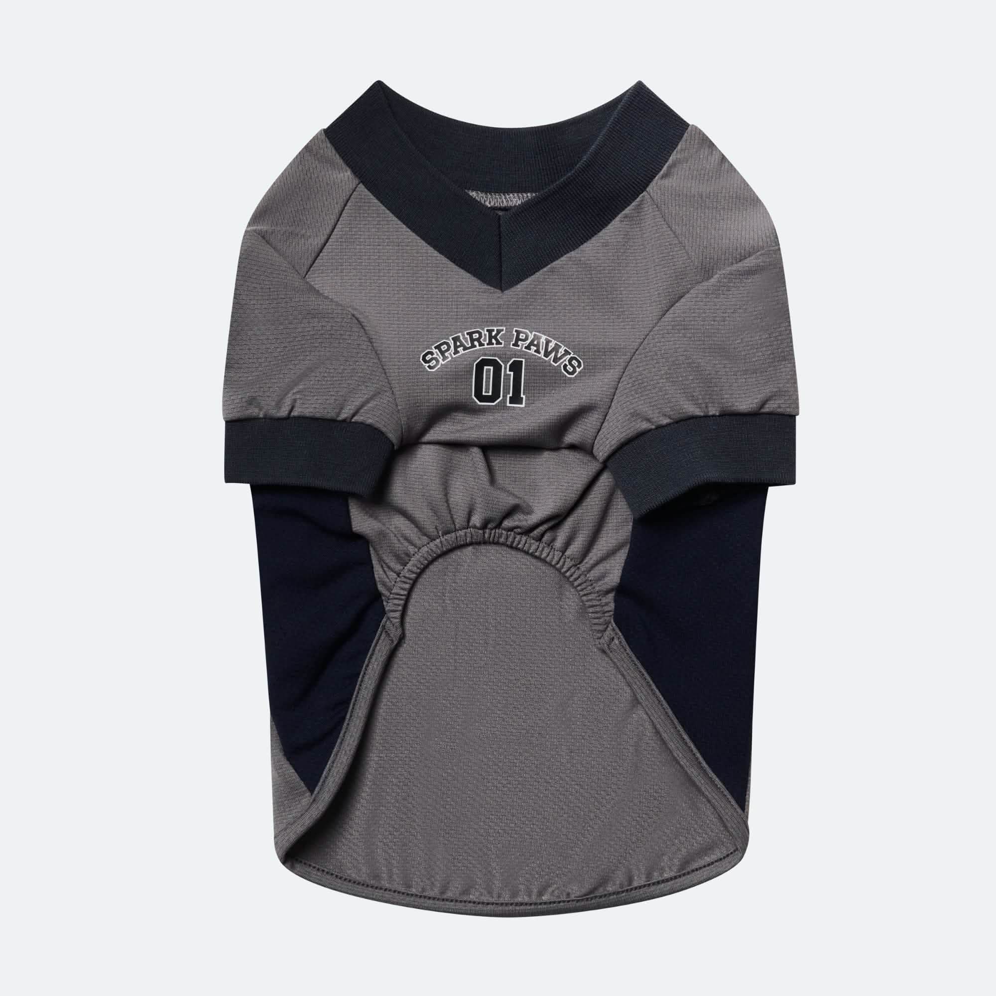Football Mesh Jersey - Grey - Image 4