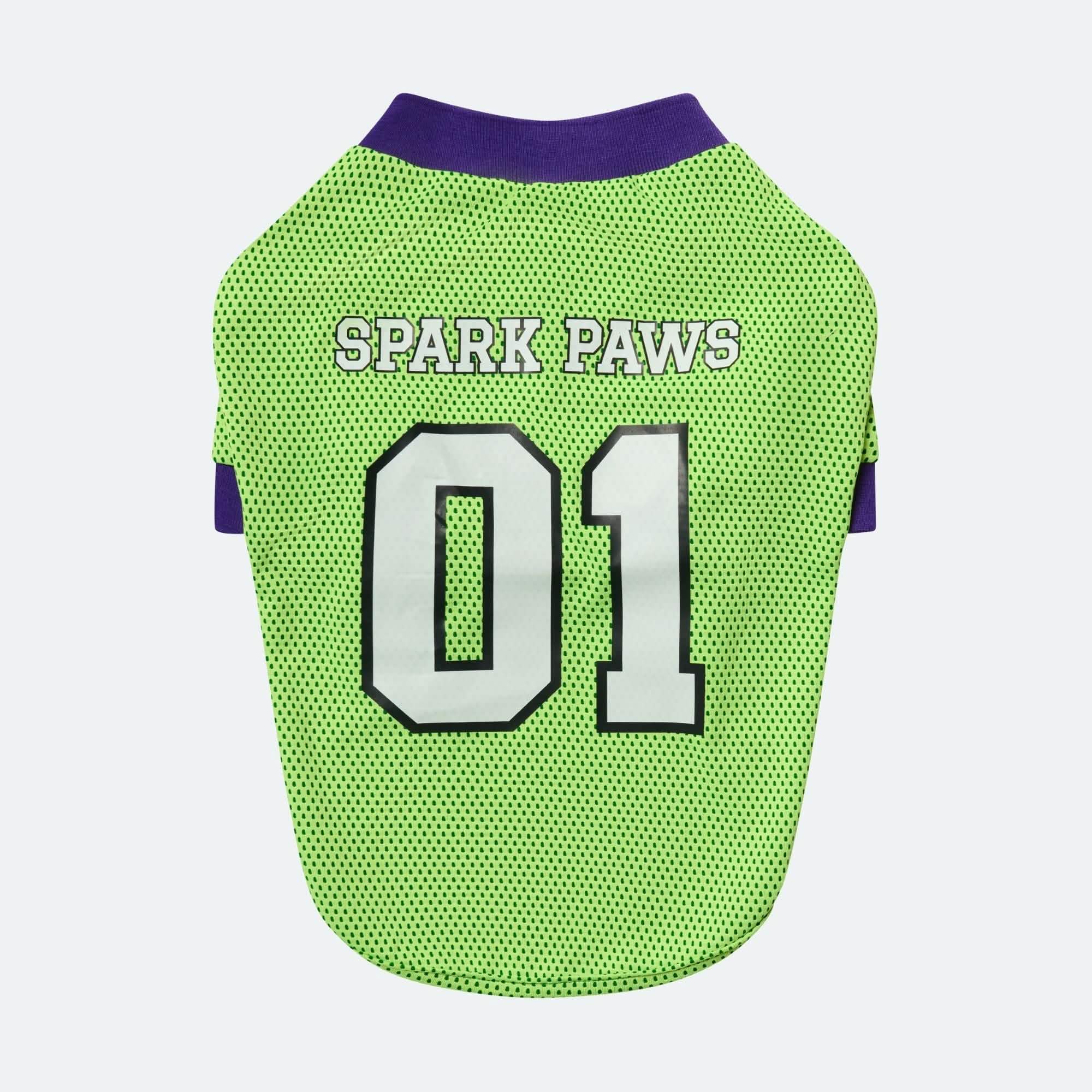 Football Mesh Jersey - Lime Green - Image 3