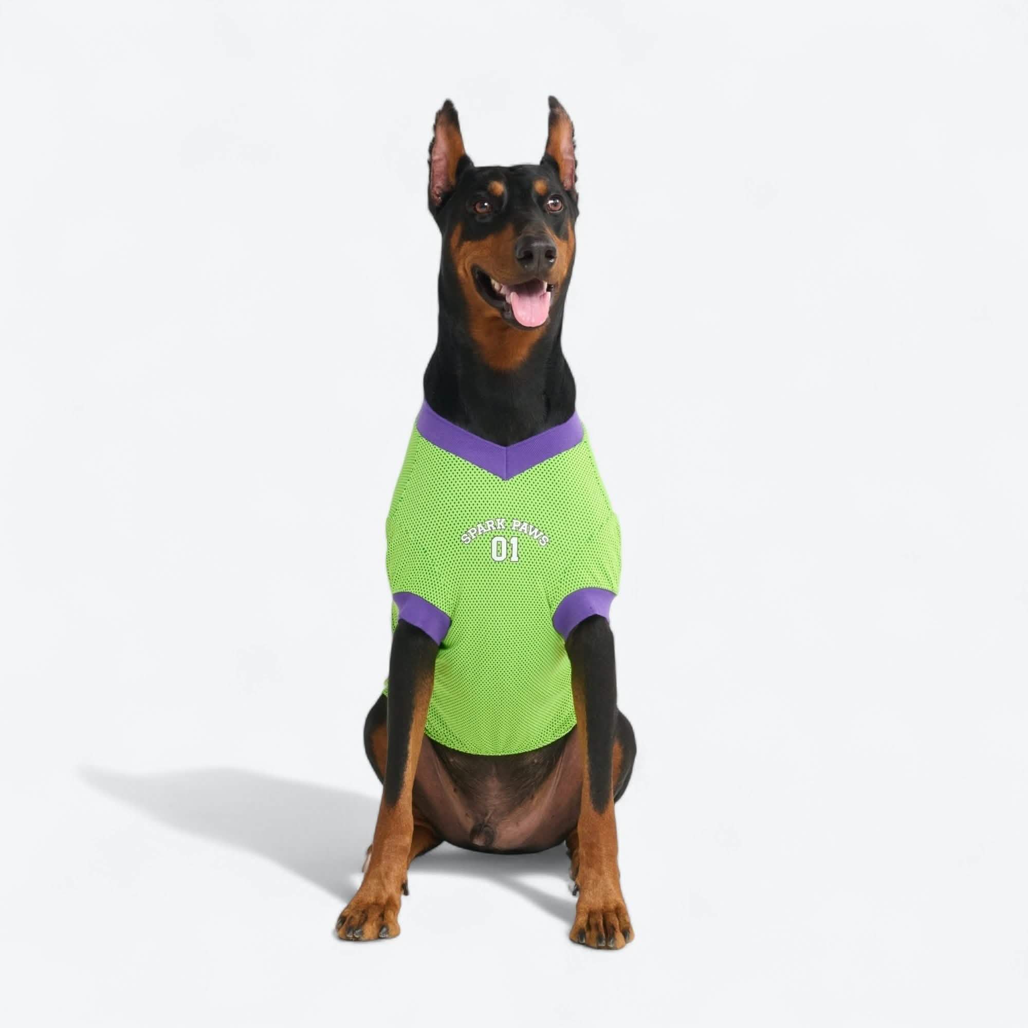 Football Mesh Jersey - Lime Green - Image 5