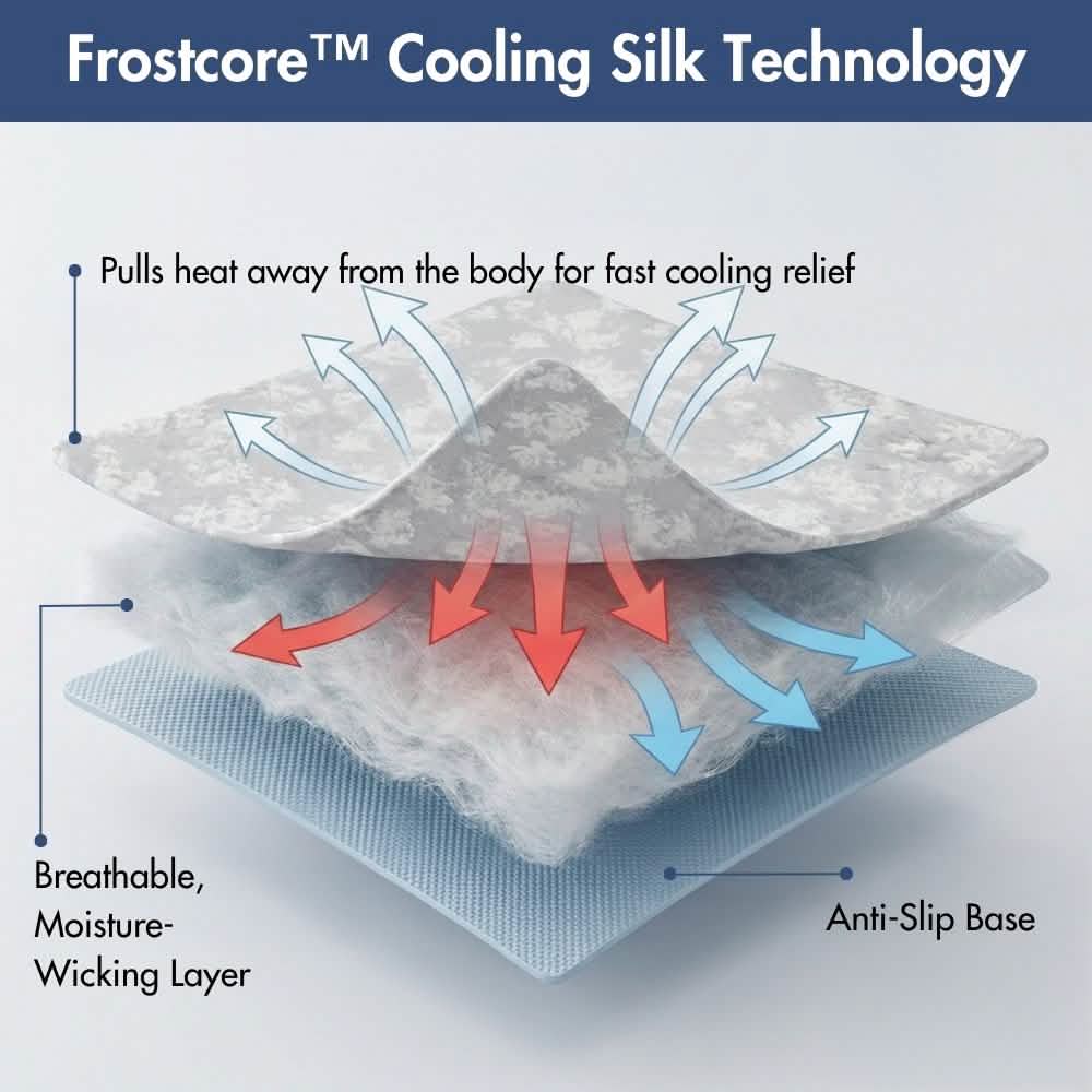 Frostcore™ Cooling Mat - Clouds Grey - Image 8