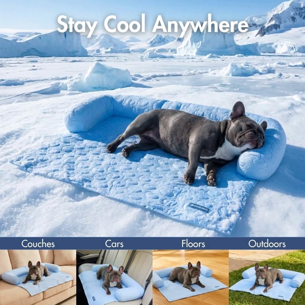 Frostcore™ Cooling Bed - Hearts Blue - Image 11