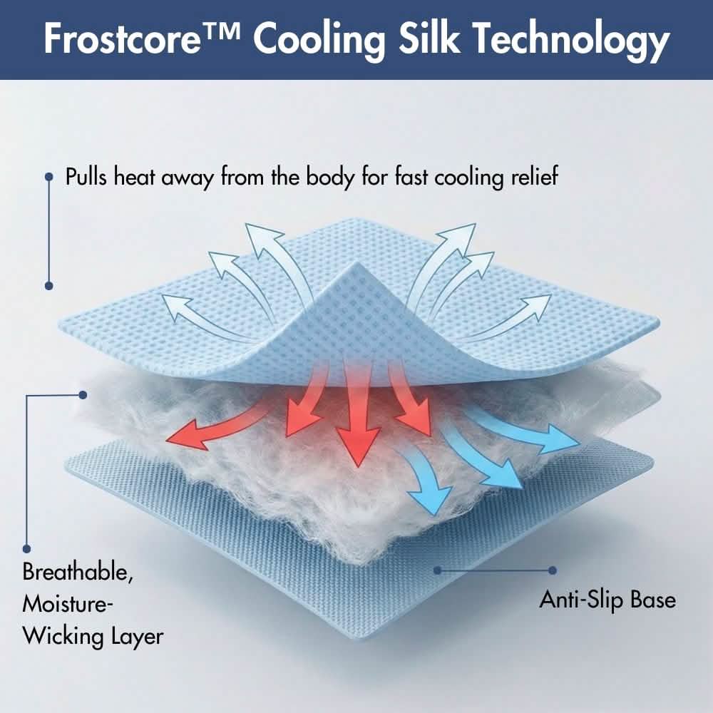 Frostcore™ Cooling Bed - Waffle Blue - Image 8