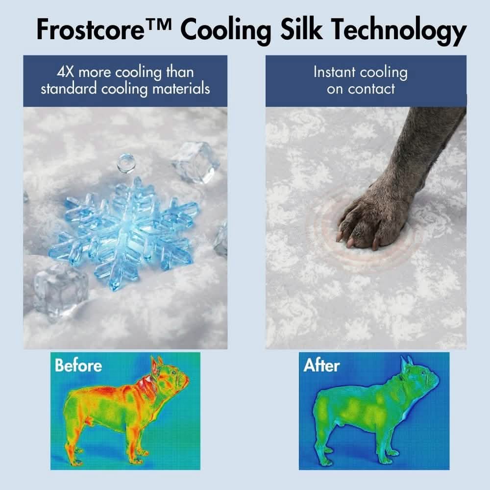 Frostcore™ Cooling Bed - Clouds Grey - Image 7