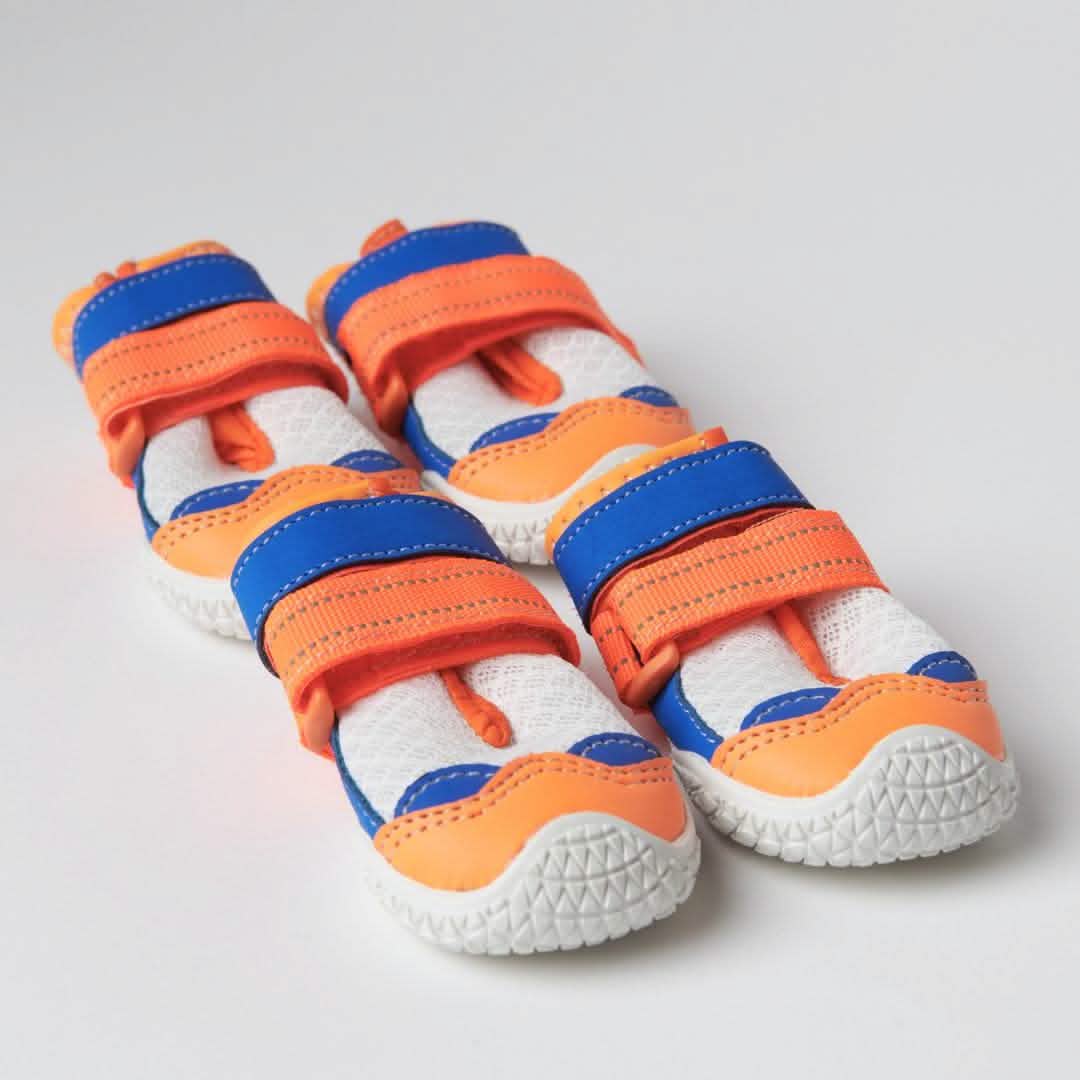 Hot Pavement Pawtector Dog Shoes - Orange Blue - Image 3