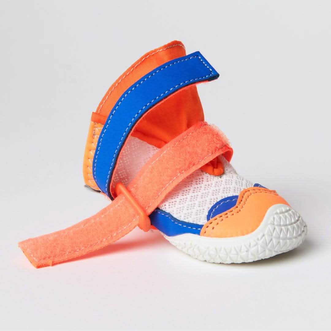 Hot Pavement Pawtector Dog Shoes - Orange Blue - Image 5