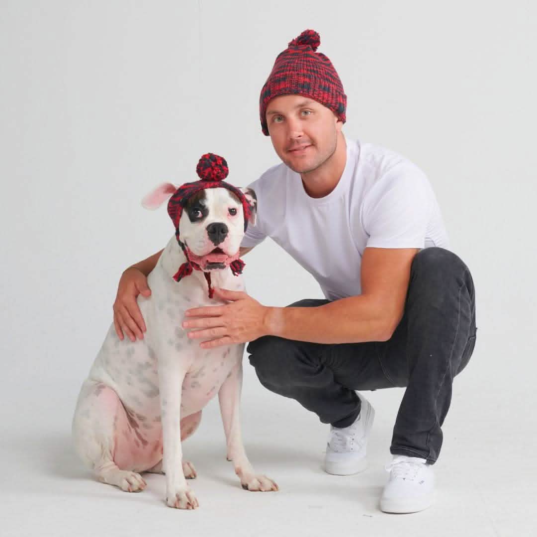 Knit Matching Human Pom Hats - Image 11