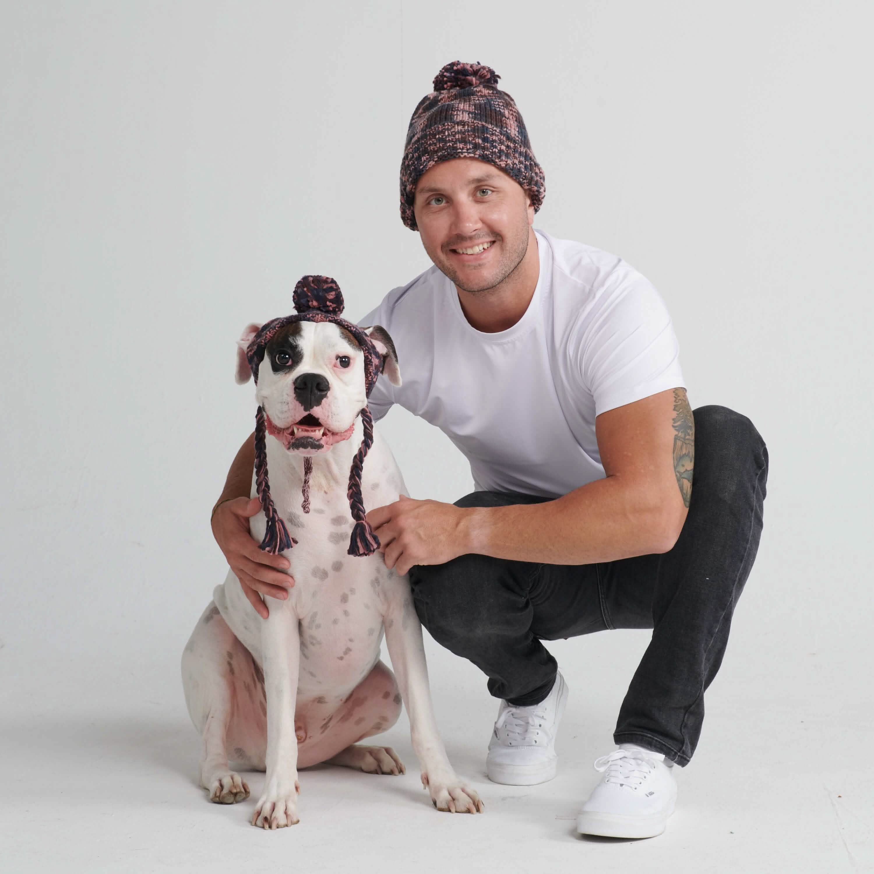 Knit Matching Human Pom Hats - Image 13