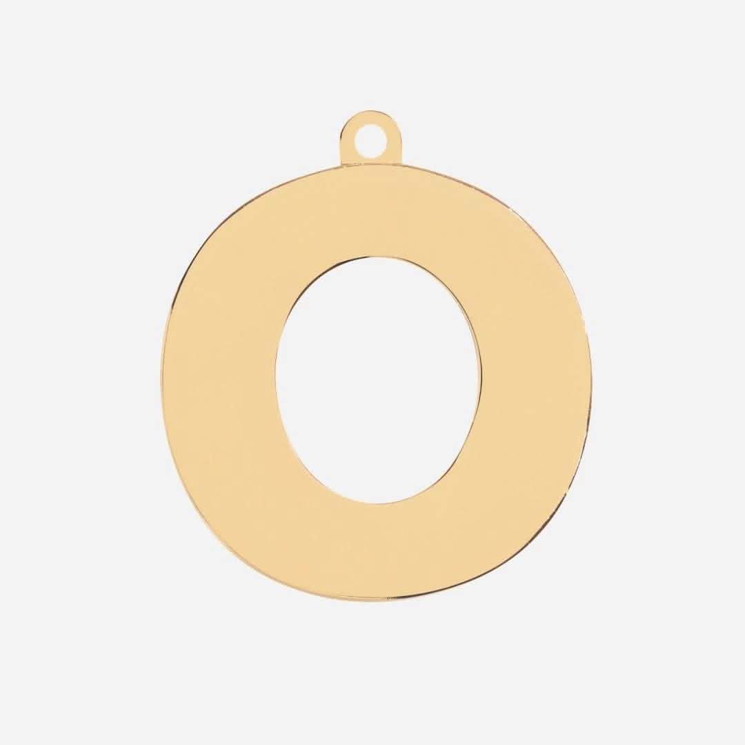 Initial Letter Jewelry Tag - O - Image 3