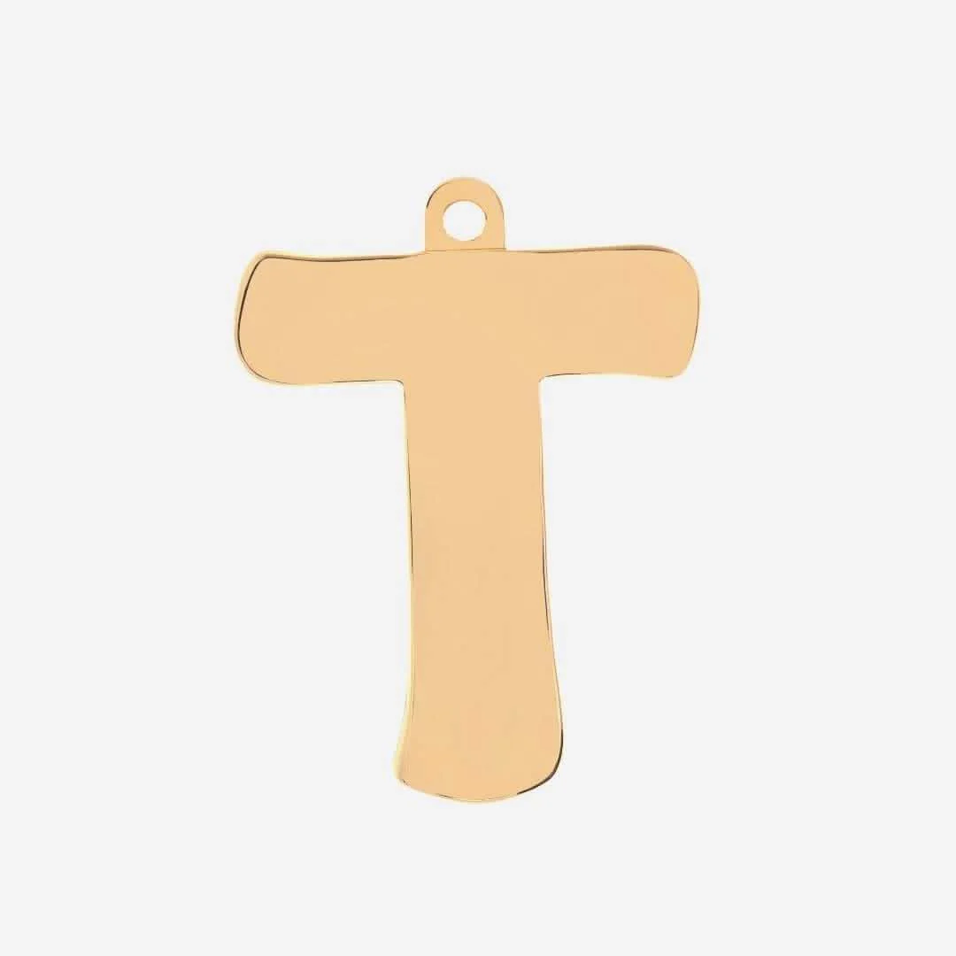 Initial Letter Jewelry Tag - T - Image 3
