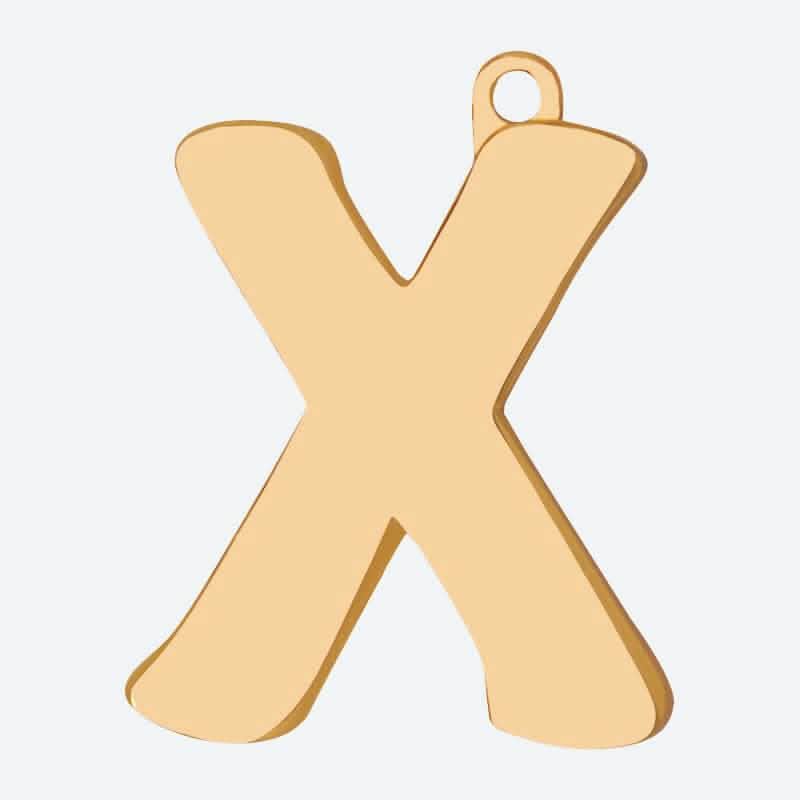 Initial Letter Jewelry Tag - X - Image 3