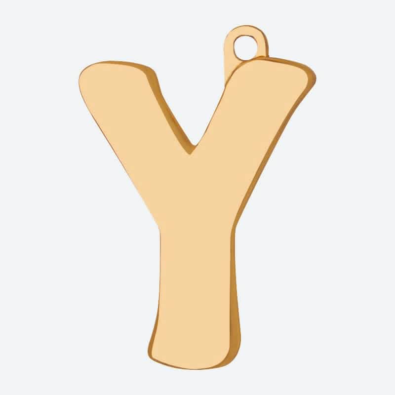 Initial Letter Jewelry Tag - Y - Image 2