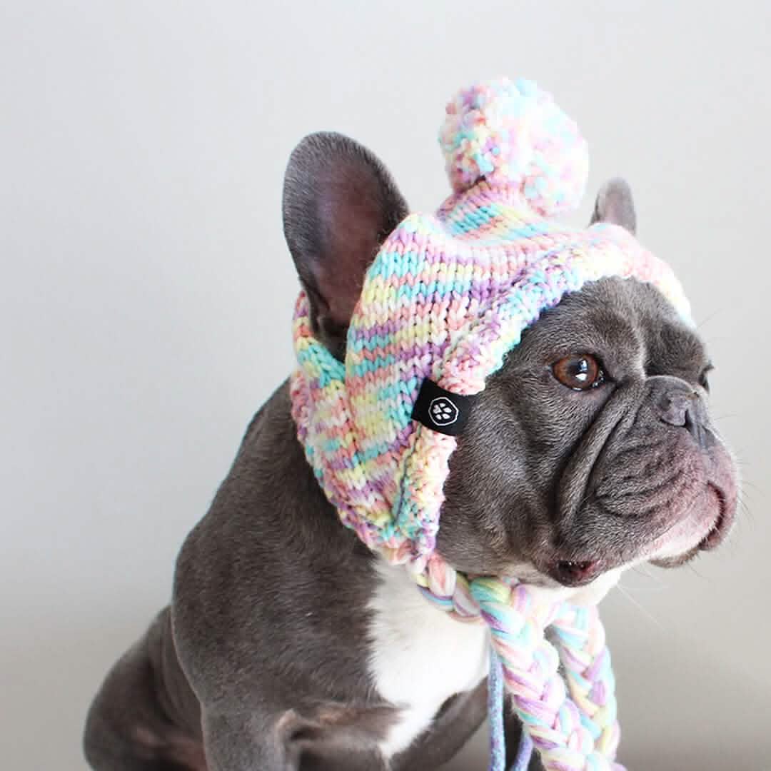 Knit Pom Pom Dog Beanie Hats - Image 9