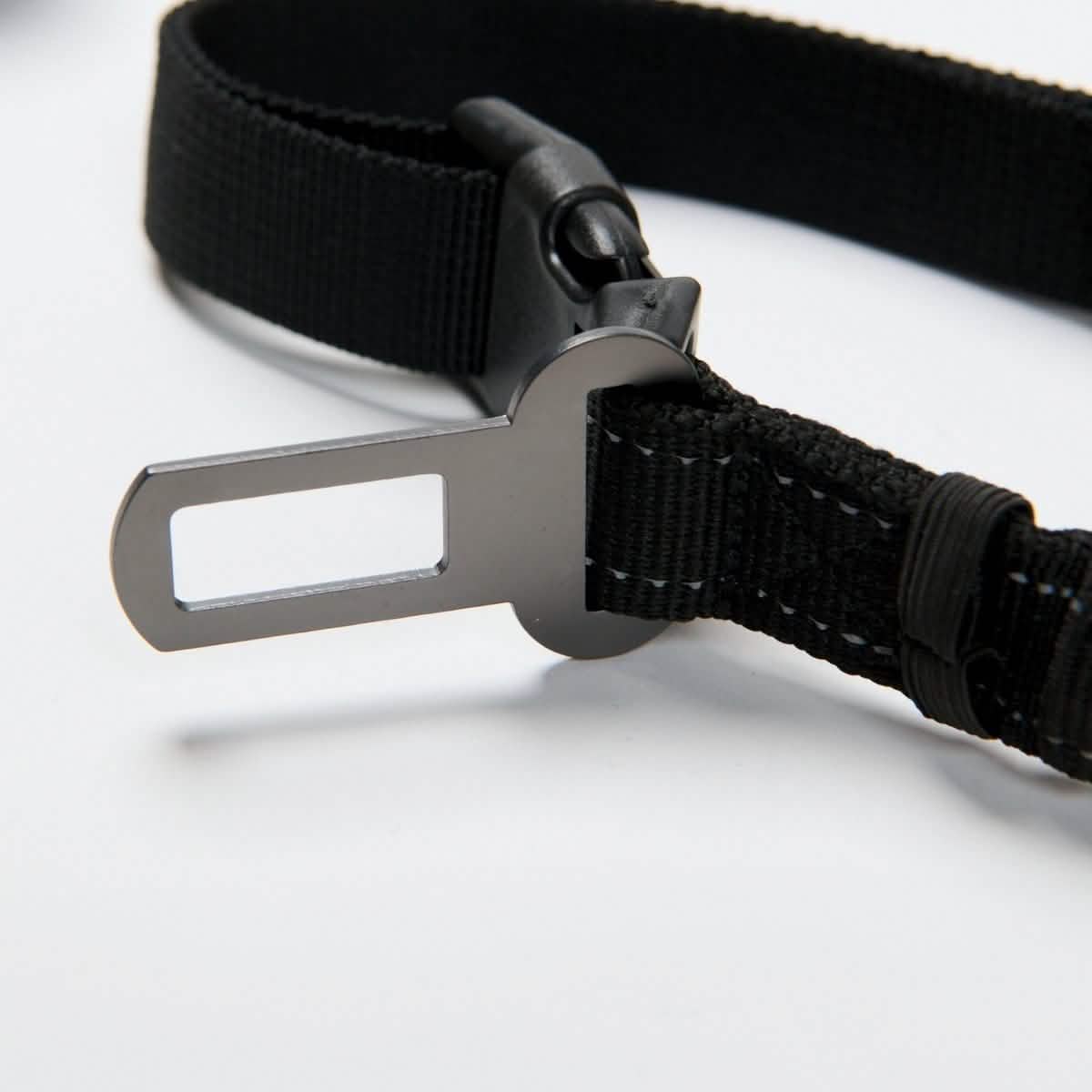 Multipurpose Seatbelt Handsfree Leash & Poop Bag Holder Set - Black - Image 5