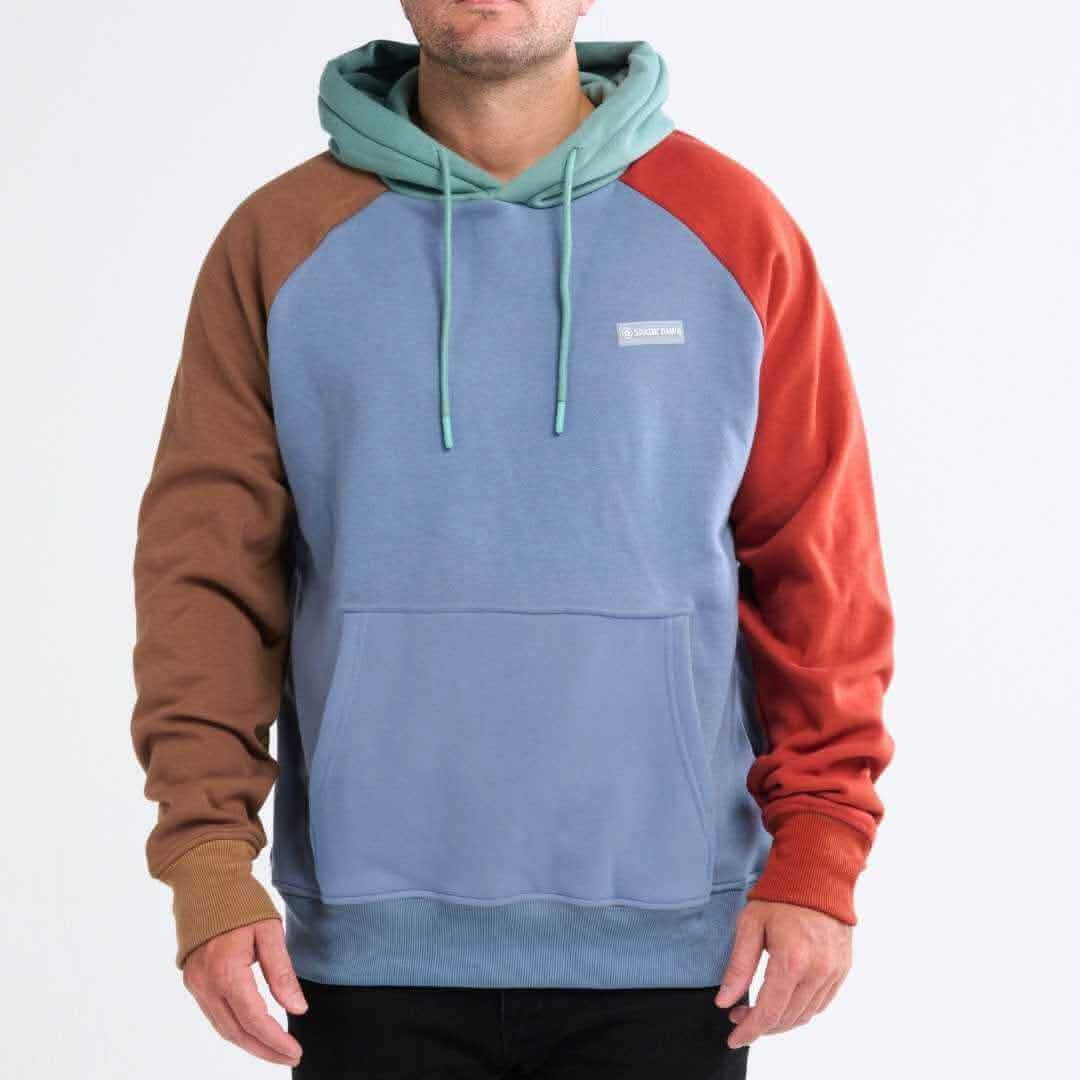 Color Block Human Hoodies - Image 12