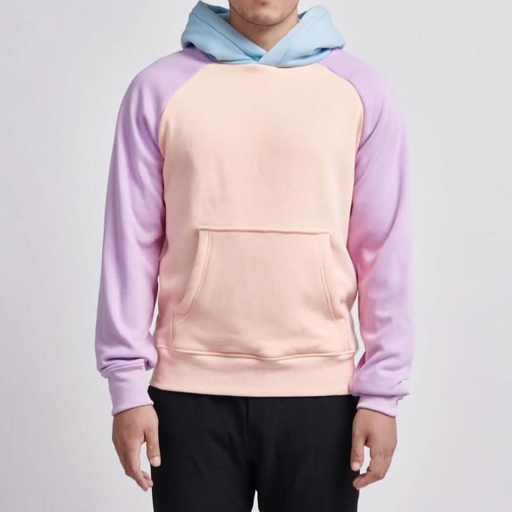 Color Block Human Hoodies - Image 15