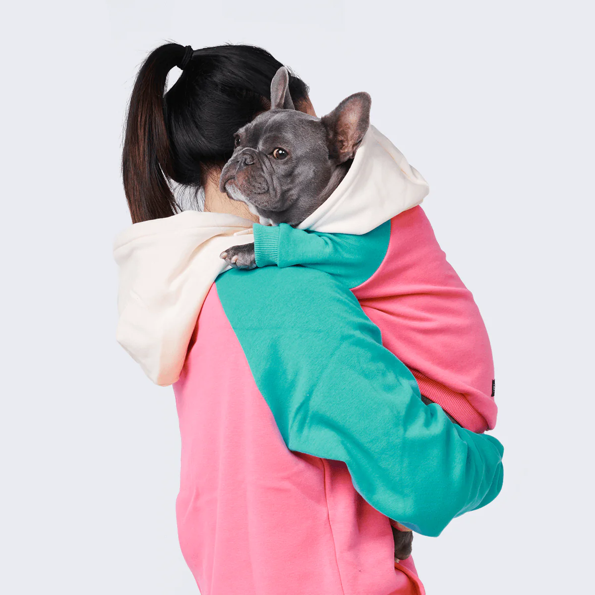 Color Block Human Hoodies - Image 32