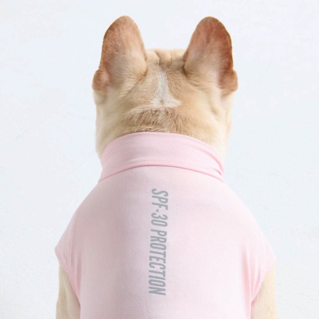 Sunblock Dog T-Shirt - Light Pink - Image 3