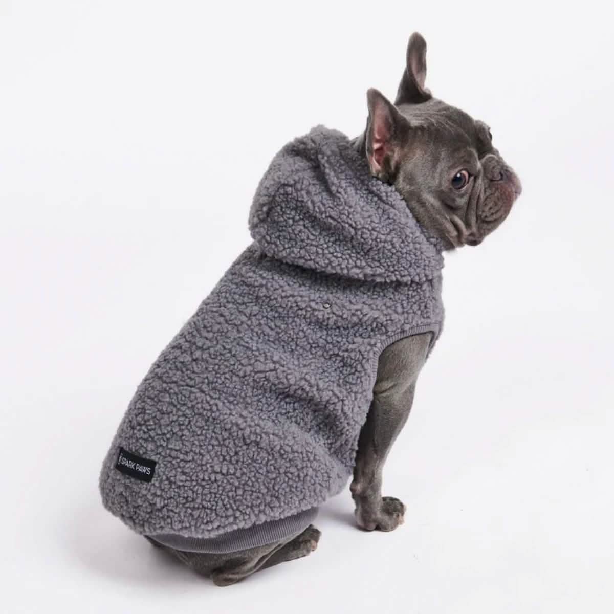 Teddy Sherpa Jacket - Grey - Image 5