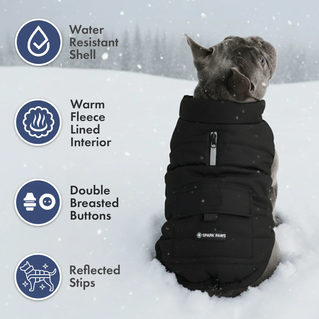 WarmShield Water-Resistant Jacket - Black - Image 14