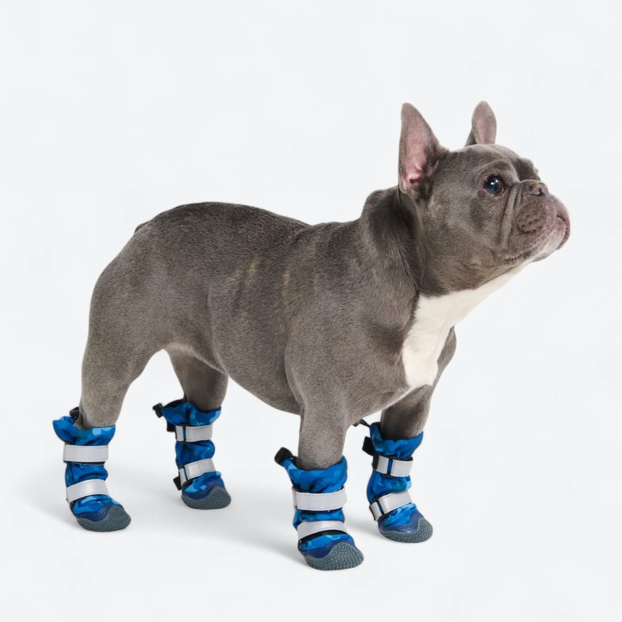 Flex Shell Waterproof Dog Boots - Blue Camo - Image 6