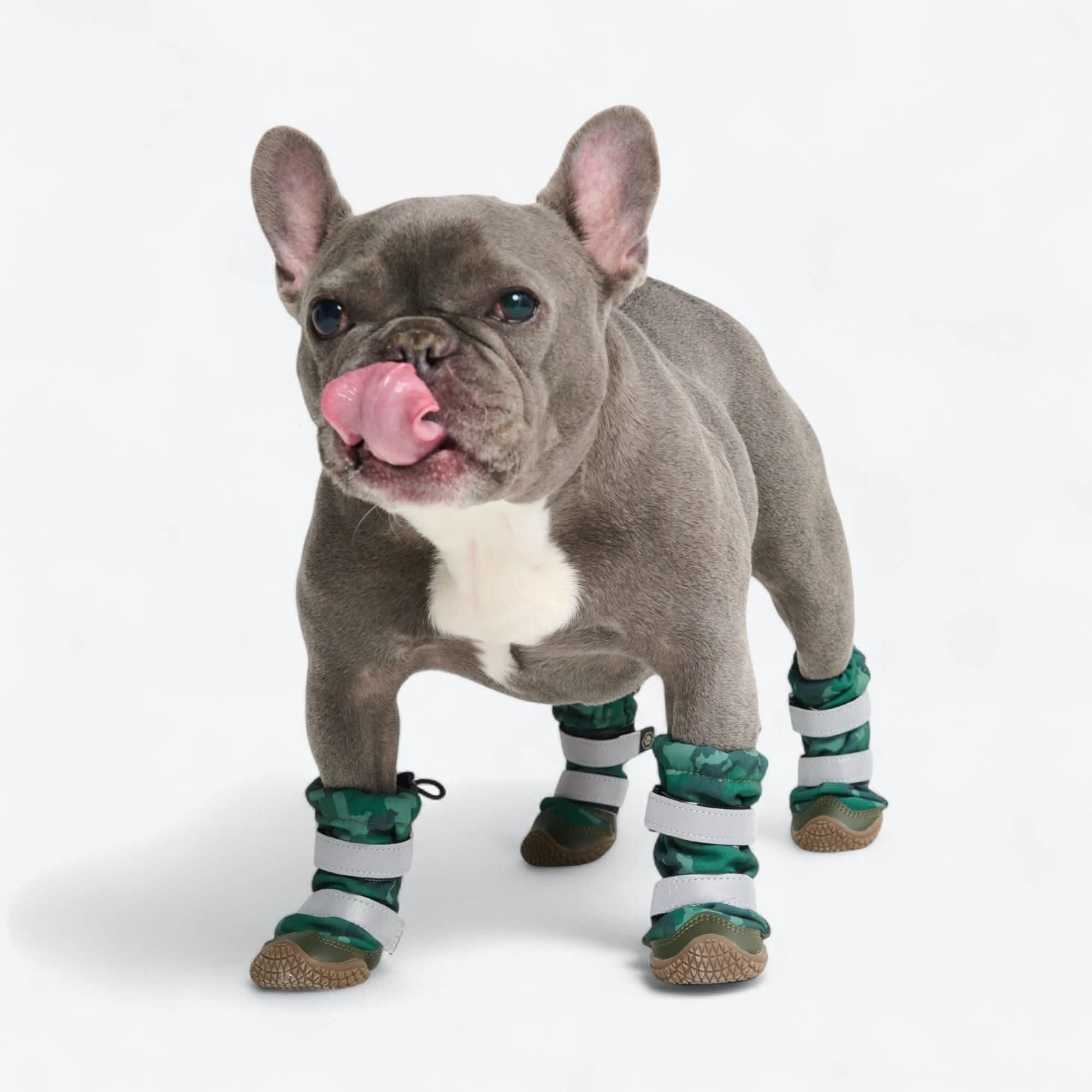 Flex Shell Waterproof Dog Boots - Green Camo - Image 7