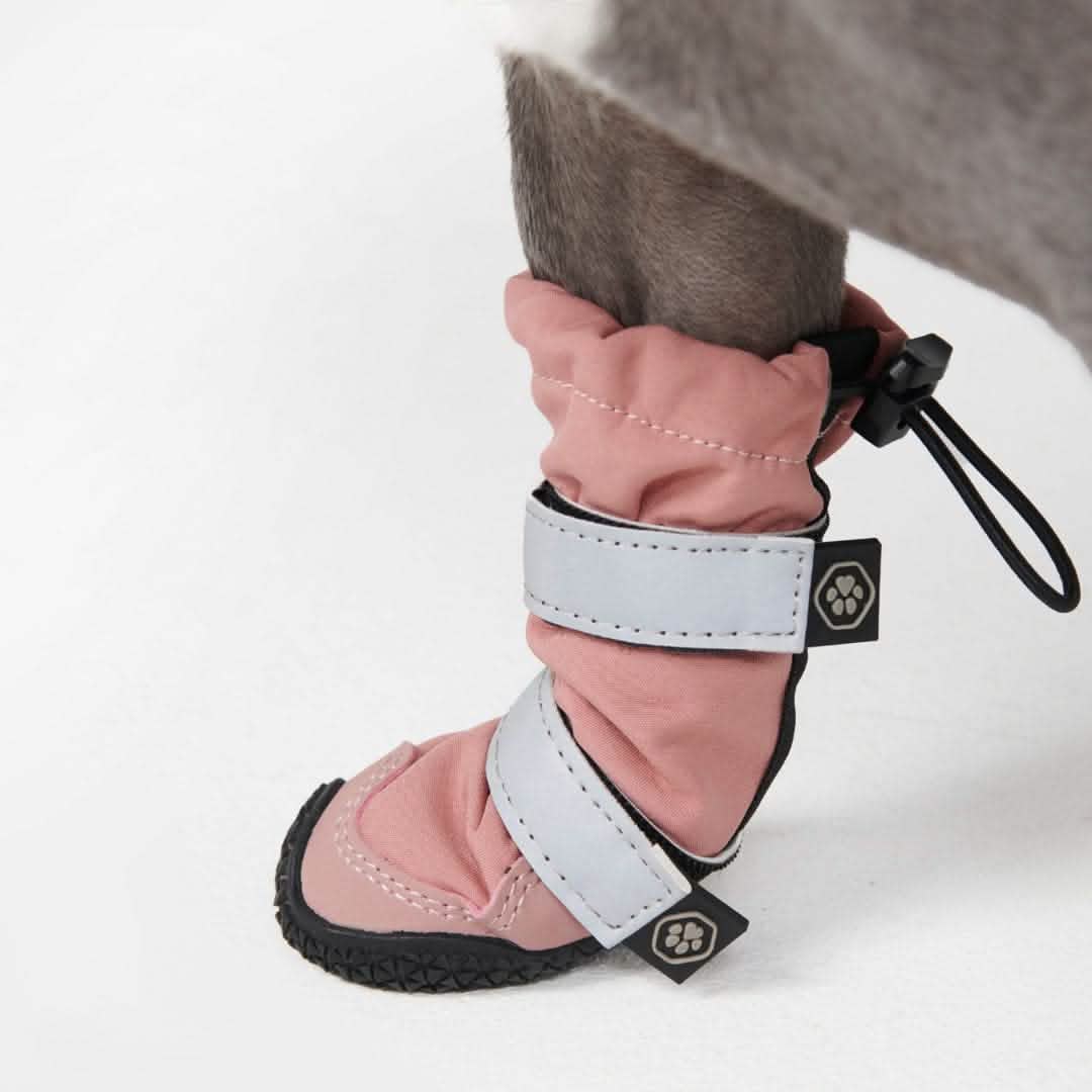 Flex Shell Waterproof Dog Boots - Pink - Image 4