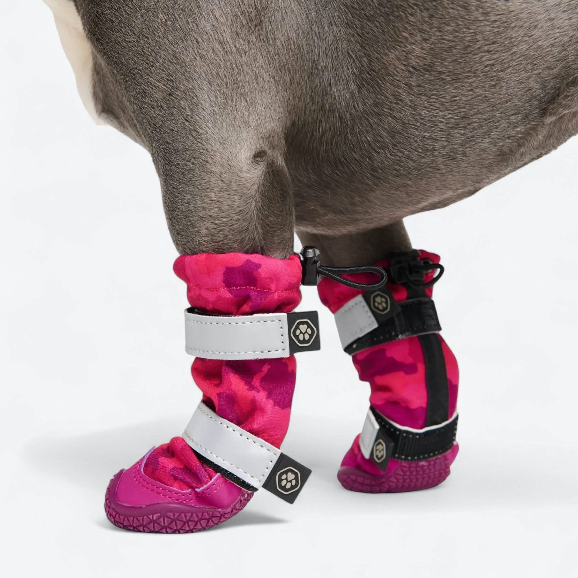 Flex Shell Waterproof Dog Boots - Fuchsia Camo - Image 6